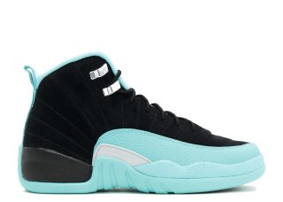 Air Jordan 12 Retro Gg (Gs) "Hyper Jade" Noir Jade (510815-017)