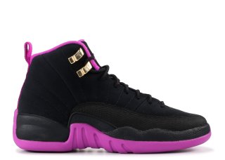 Air Jordan 12 Retro Gg (Gs) "Kings" Noir Rose (510815-018)