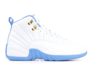 Air Jordan 12 Retro Gg (Gs) "Melo" Blanc Bleu (510815-127)