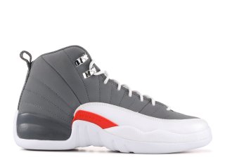 Air Jordan 12 Retro (Gs) "Cool Grey" Blanc Gris (153265-012)