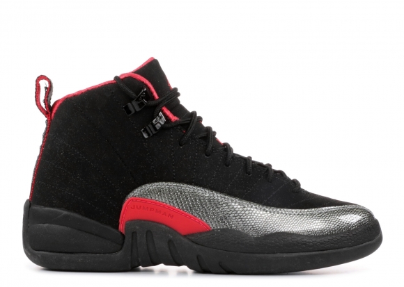 Air Jordan 12 Retro (Gs) Noir Rouge Gris (510815-008)