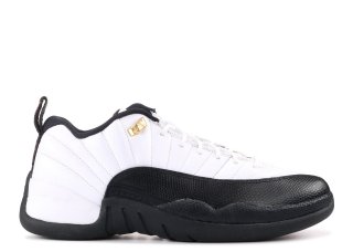 Air Jordan 12 Retro Low Blanc Noir (308317-104)