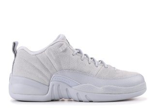 Air Jordan 12 Retro Low (Gs) Gris (308305-002)