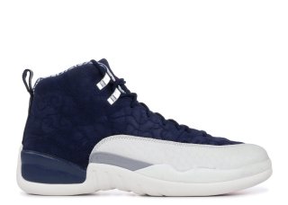 Air Jordan 12 Retro Prm Marine Blanc (bv8016-445)