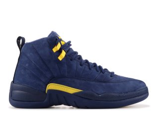 Air Jordan 12 Rtr Michigan Nrg "Michigan" Marine (bq3180-407)