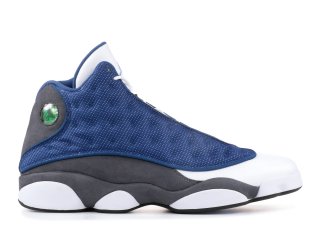 Air Jordan 13 Retro "Flint 2010 Release" Bleu Noir Blanc (414571-401)