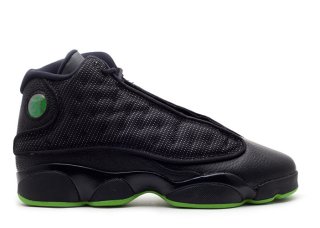 Air Jordan 13 Retro (Gs) "Altitude 2010" Noir Vert (414574-003)