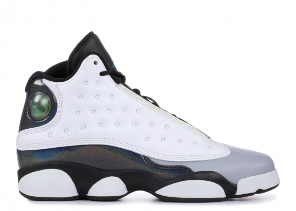 Air Jordan 13 Retro (Gs) "Barons" Blanc Gris Noir (414574-115)