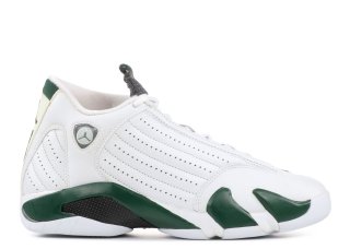 Air Jordan 14 Retro Blanc Vert (311832-131)