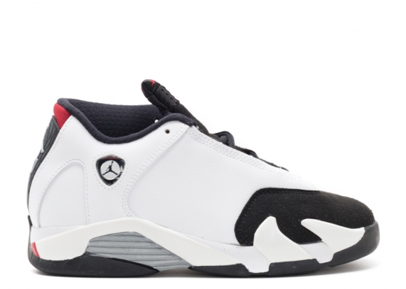 Air Jordan 14 Retro Bp "Black Toe" Blanc Gris Noir (654972-102)