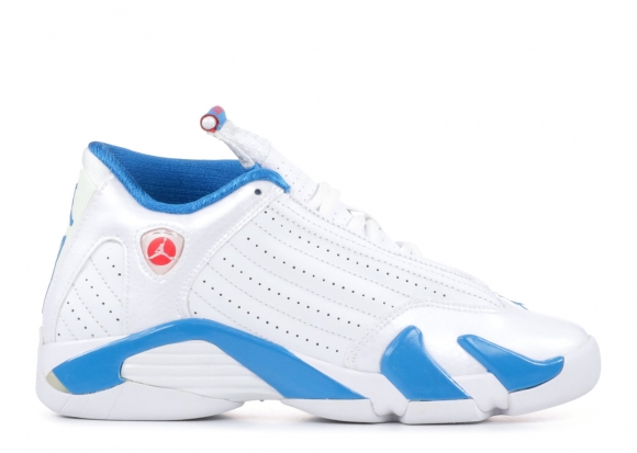 Air Jordan 14 Retro (Gs) Blanc Bleu (467798-107)