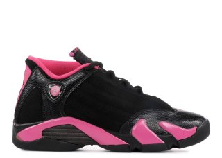 Air Jordan 14 Retro (Gs) Noir Rose (467798-012)