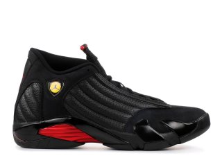 Air Jordan 14 Retro "Last Shot 2018 Release" Noir Rouge (487471-003)