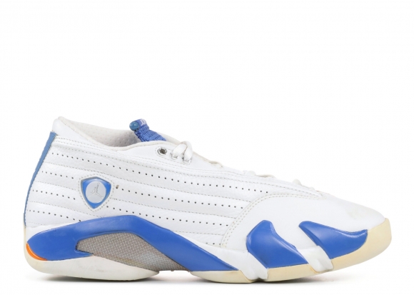 Air Jordan 14 Retro Low Blanc Bleu (312567-141)