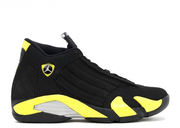 Air Jordan 14 Retro "Thunder" Noir Jaune (487471-070)