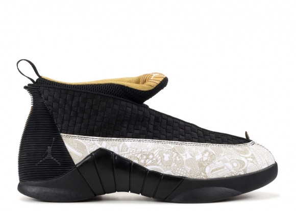 Air Jordan 15 Retro Ls "Laser" Noir Blanc (317274-071)