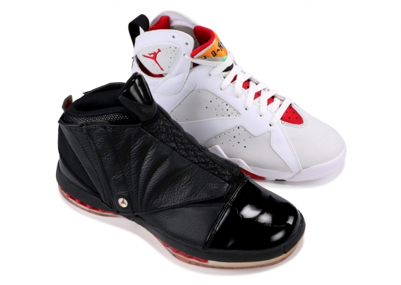 Air Jordan 16/7 Collezione Noir Blanc (323941-992)