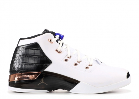 Air Jordan 17+ Retro "Copper" Blanc Noir (832816-122)