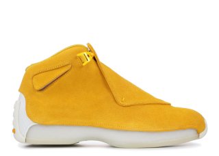 Air Jordan 18 Retro "Jaune Suede" Jaune (aa2494-701)