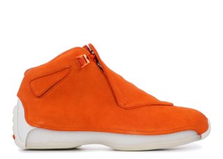 Air Jordan 18 Retro "Orange Suede" Orange (aa2494-801)