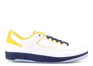 Air Jordan 2 Low "Cal" Blanc Marine Or (832819626330vw)