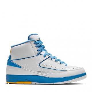 Air Jordan 2 "Melo" 2018 Bleu Blanc Jaune (308308-141)