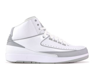 Air Jordan 2 Retro "25Th Anniversary" Blanc Gris (385475-101)