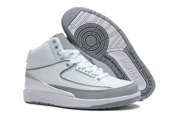 Air Jordan 2 Retro Blanc Gris