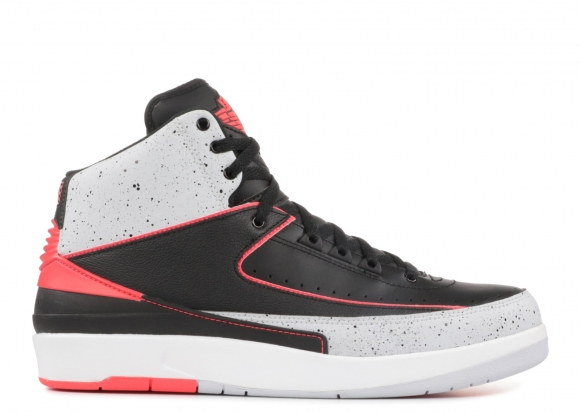 Air Jordan 2 Retro "Infrared 23" Noir Orange (385475-023)