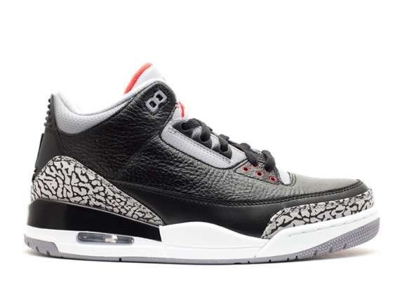 Air Jordan 3 Retro "2011 Release" Noir Rouge (136064-010)