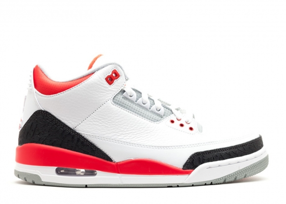 Air Jordan 3 Retro "2013 Release" Blanc Noir Rouge (136064-120)