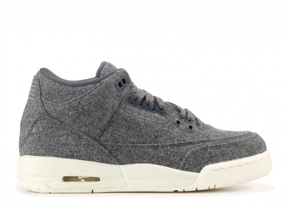 Air Jordan 3 Retro Bg (Gs) "Wool" Gris (861427-004)