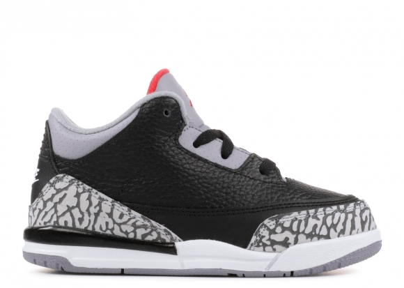 Air Jordan 3 Retro Bt "Black Cement" Noir Blanc (832033-021)