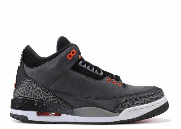 Air Jordan 3 Retro "Fear Pack" Noir Orange (626967-040)