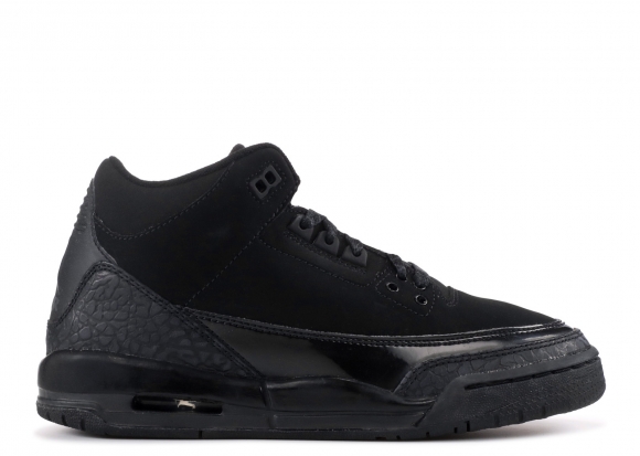 Air Jordan 3 Retro (Gs) "Noir Cat" Noir (834014-002)