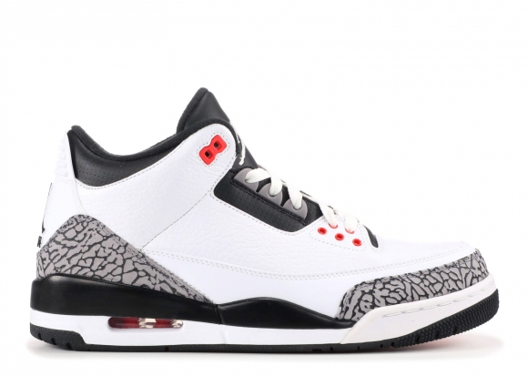 Air Jordan 3 Retro "Infrared 23" Blanc Noir (136064-123)