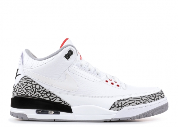 Air Jordan 3 Retro Jth Nrg "Jth" Blanc Noir Rouge (av6683-160)