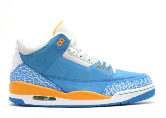 Air Jordan 3 Retro Ls "Do The Right Thing" Bleu Orange (315297-471)