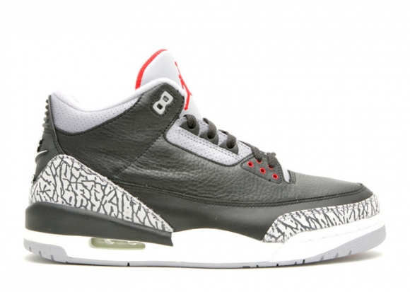 Air Jordan 3 Retro Noir Gris (136064-001)