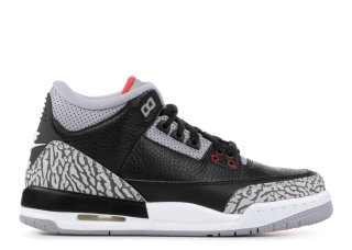 Air Jordan 3 Retro Og Bg (Gs) "Black Cement" Noir Gris (854261-001)