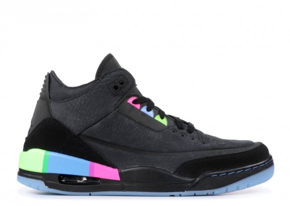 Air Jordan 3 Retro Se Q54 "Quai 54" Noir Vert (at9195-001)