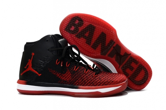 Air Jordan 31 "Banned" Noir Rouge Blanc (845037-001)