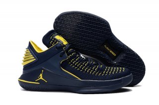 Air Jordan 32 32 Low Marine Jaune