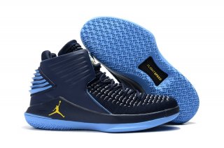 Air Jordan 32 "Marquette" Marine Jaune Bleu