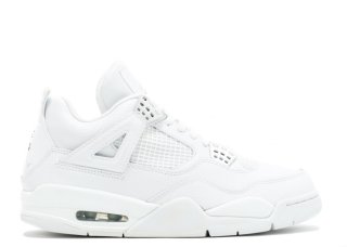 Air Jordan 4 Gs Retro "Pure" Blanc (408452-100)