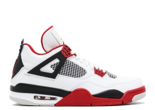 Air Jordan 4 Retro "2012 Release" Blanc Rouge (308497-110)