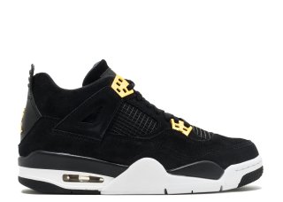 Air Jordan 4 Retro Bg (Gs) "Royalty" Noir Or (408452-032)