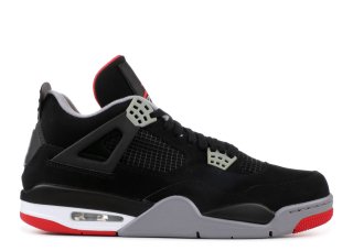 Air Jordan 4 Retro "Bred 2012 Release" Noir Gris (308497-089)