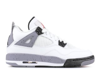 Air Jordan 4 Retro (Gs) "2012 Release" Blanc Gris (408452-103)