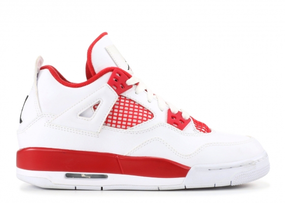 Air Jordan 4 Retro (Gs) "Alternate 89" Blanc Rouge (408452-106)